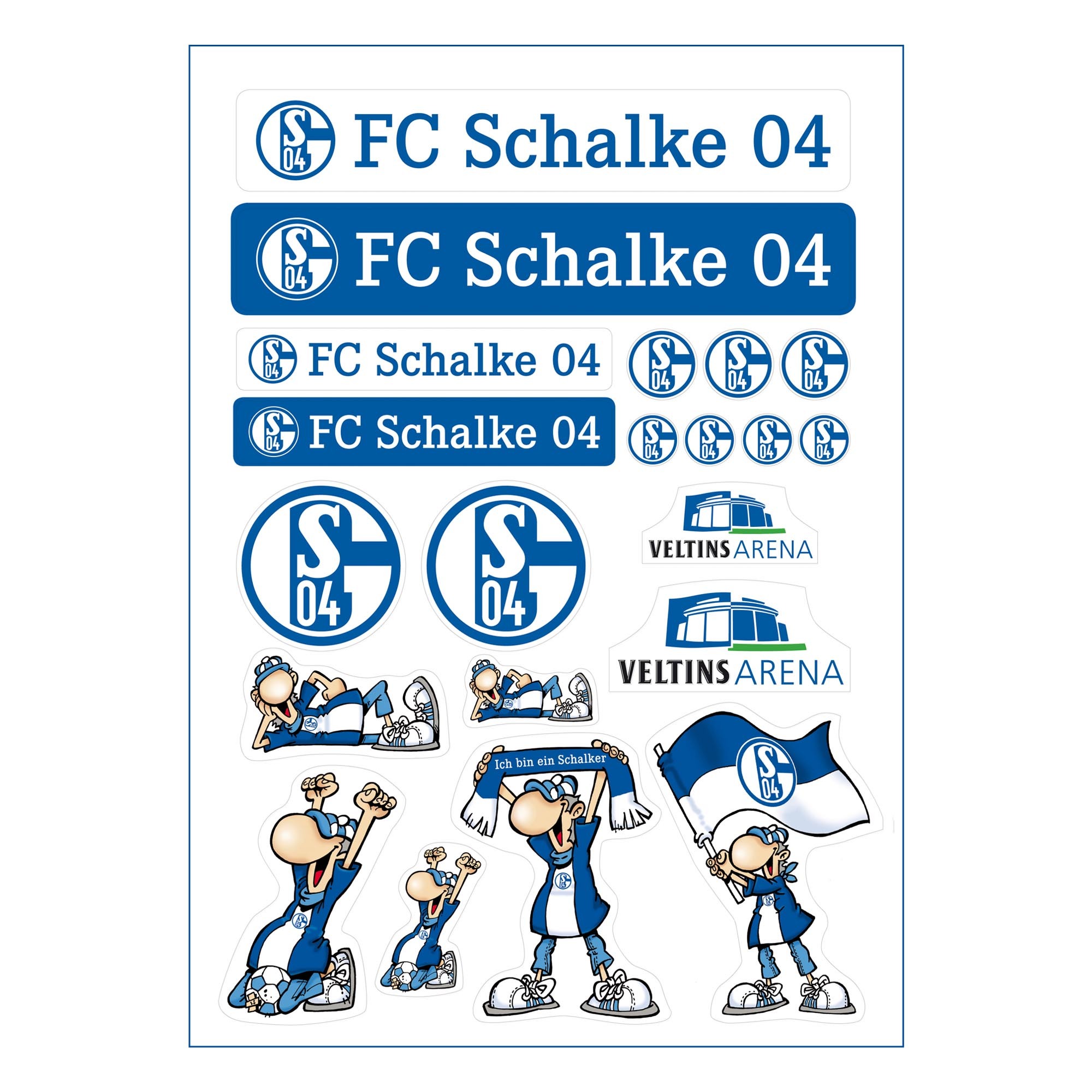 FC Schalke 04 Aufkleberbogen