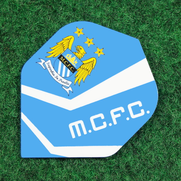 Manchester City M.C.F.C Dartflights Logo