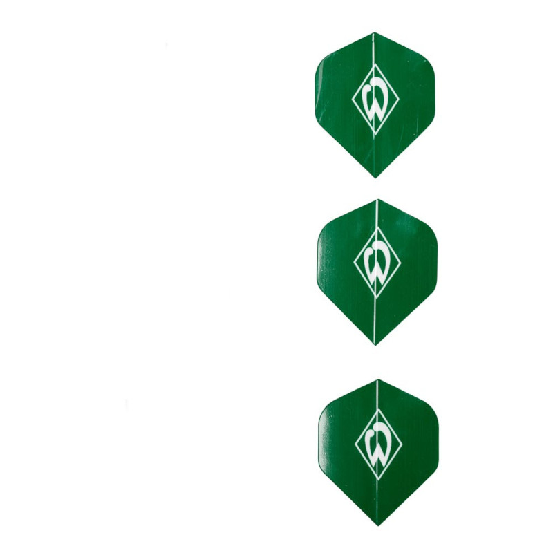 SV Werder Bremen Dartflights Logo Raute grün-weiss