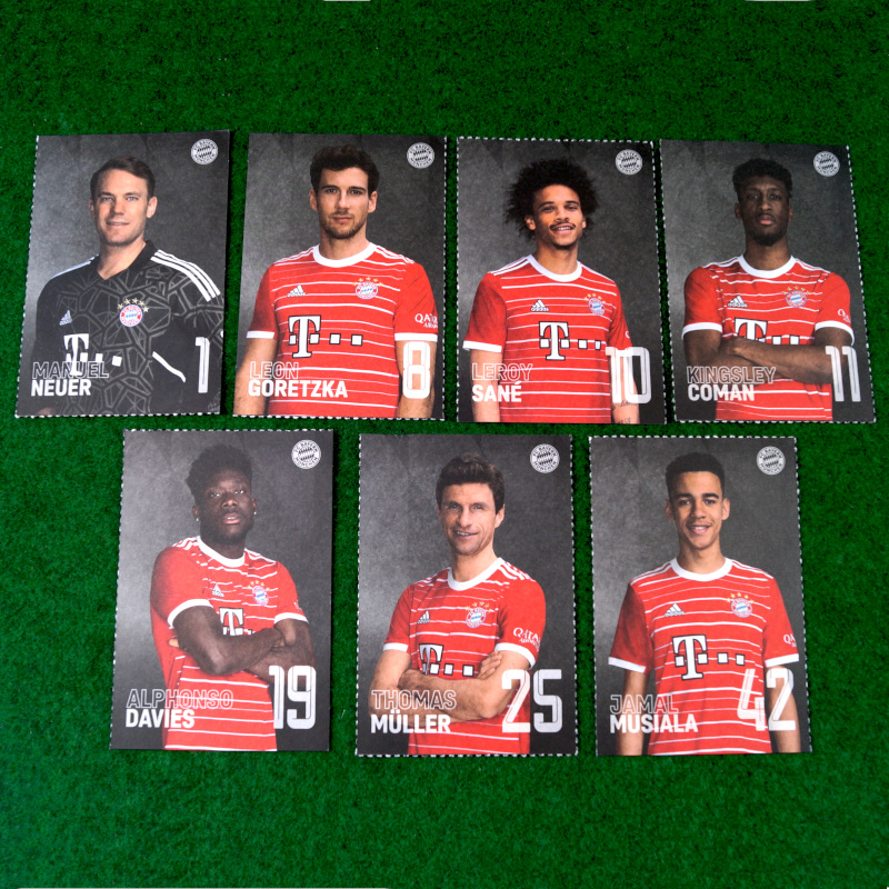 FC Bayern München Autogrammkarten Saison 22/23
