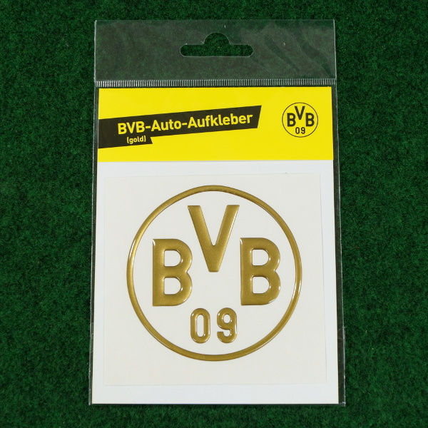 BVB Aufkleber Autoaufkleber Gold Borussia Dortmund 
