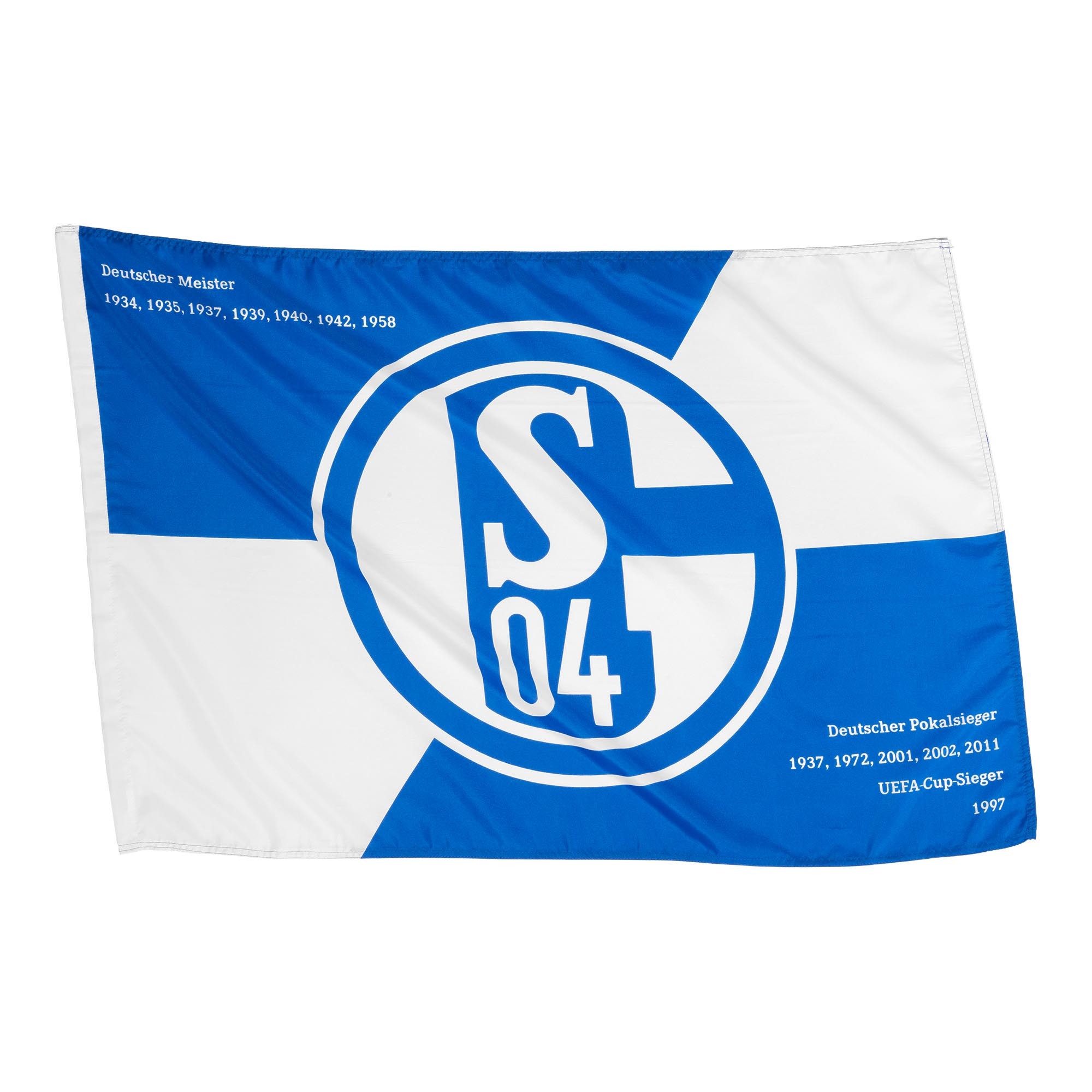 FC Schalke 04 Schwenkfahne Die Erfolge 100 x 150 cm