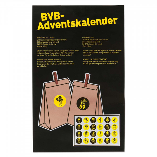 Borussia Dortmund Adventskaldender DIY