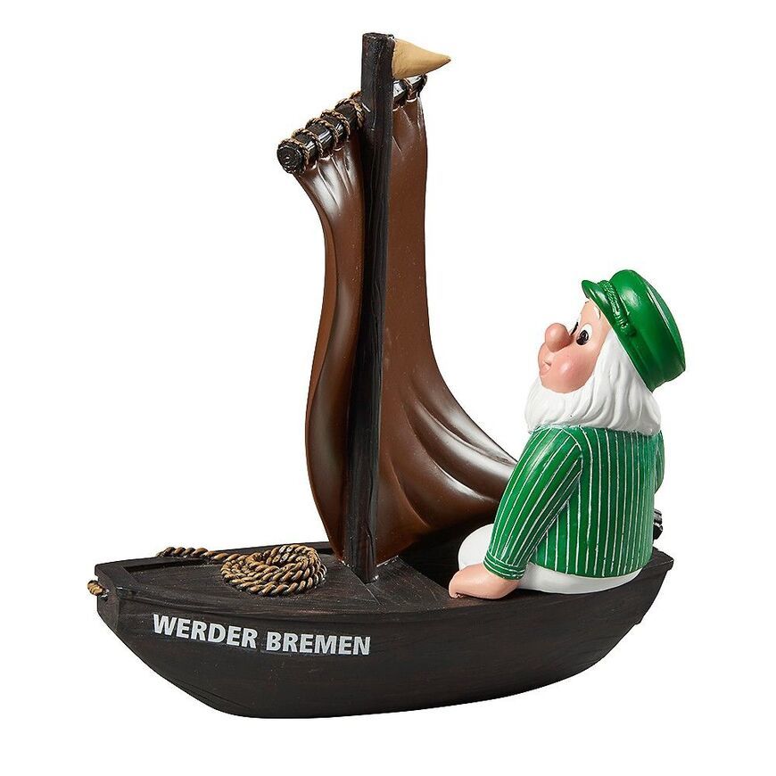 SV Werder Bremen Gartenzwerg Torfkahn