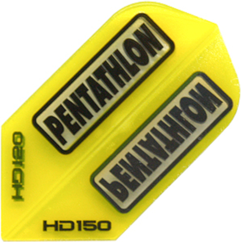 Pentathlon Flights HD150 gelb-transparent Slim