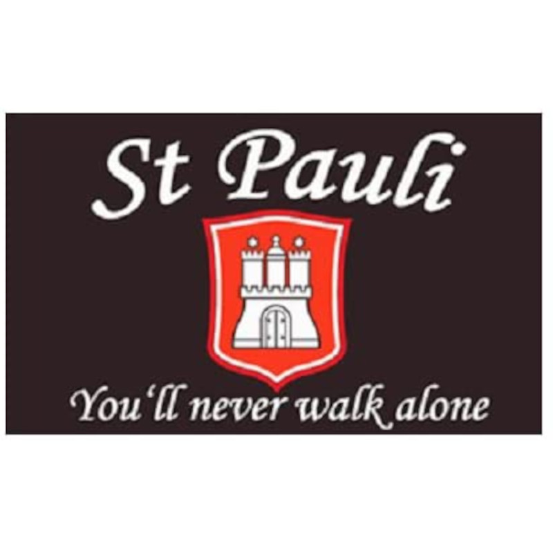 FC St. Pauli You´ll never walk alone 90x150cm
