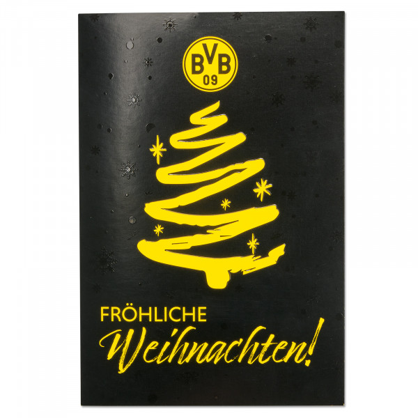 Borussia Dortmund Weihnachtsgrußkarte