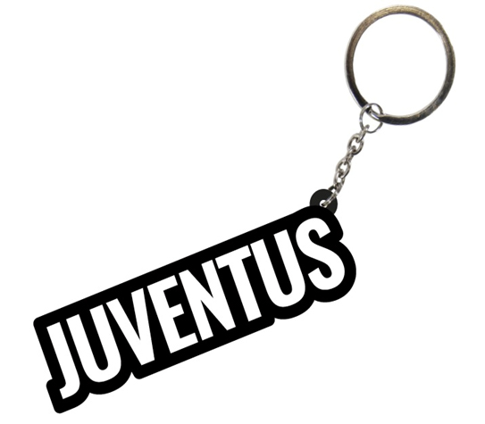 Juventus Turin Schlüsselanhänger Schriftzug