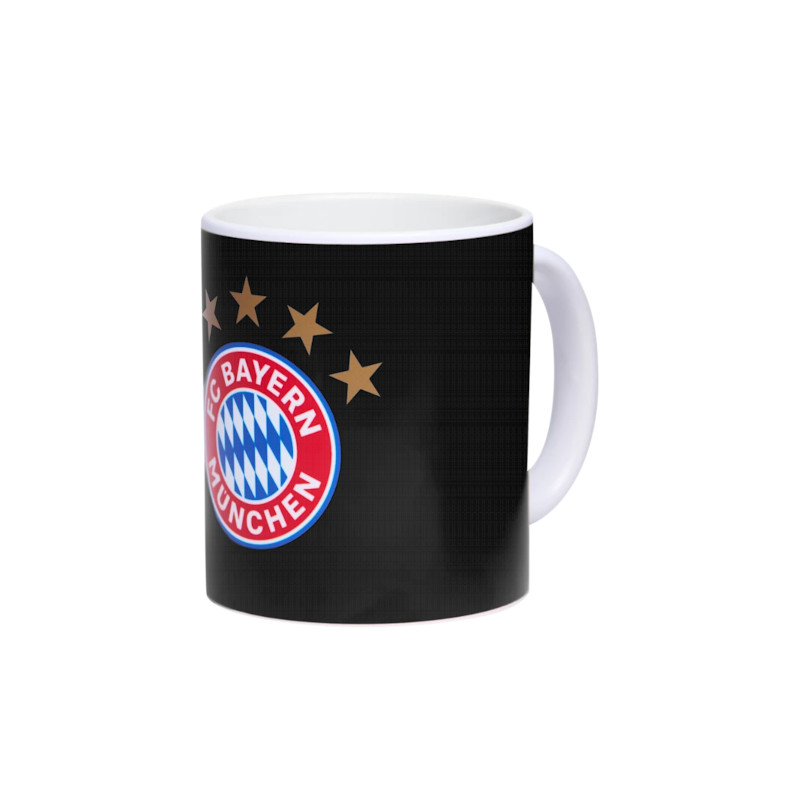 FC Bayern München Tasse 5 Sterne schwarz