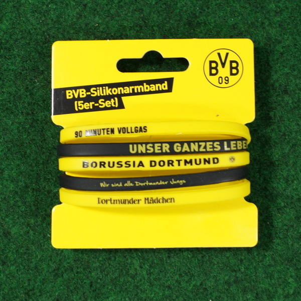 Borussia Dortmund Silikon Armband 5er Set