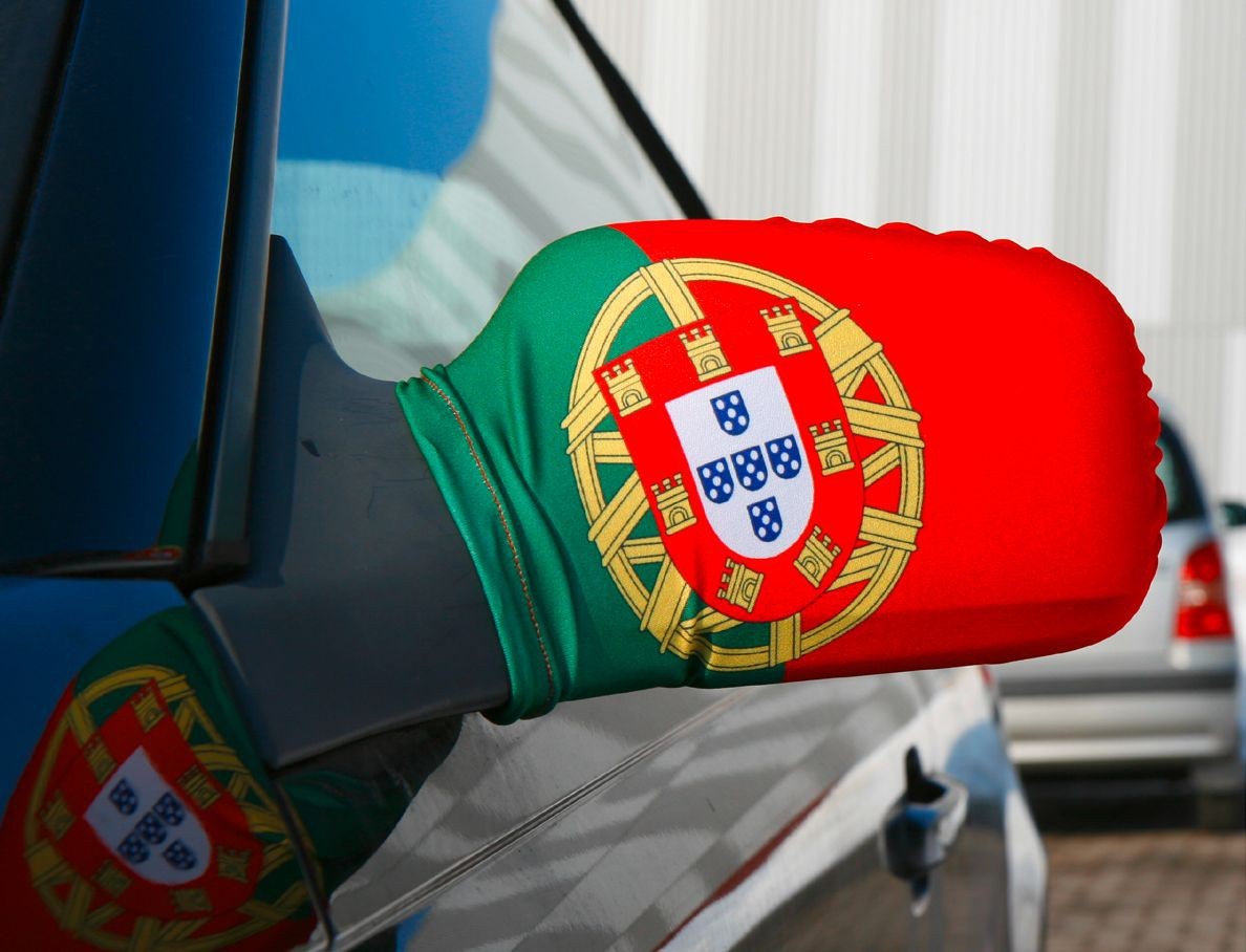 Portugal Autospiegelfahnen 1 Paar
