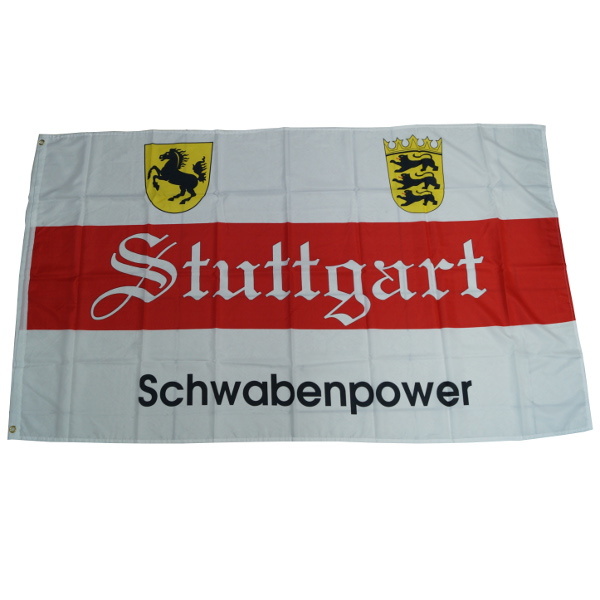 Stuttgart Fahne Schwabenpower 90 x 150 cm