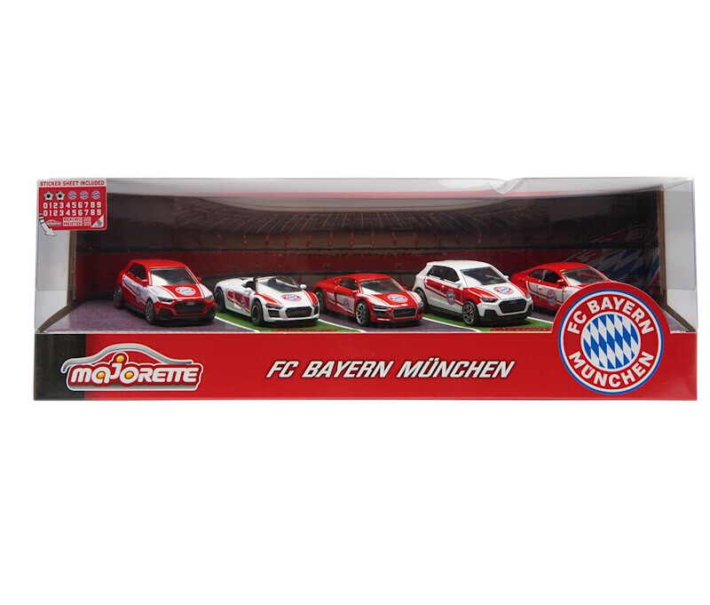 FC Bayern München Spielzeug Auto 5tlg. Geschenkset