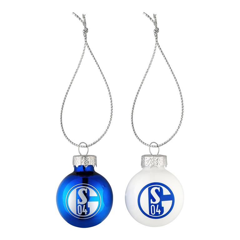 FC Schalke 04 Weihnachtskugeln 10er Set 3cm