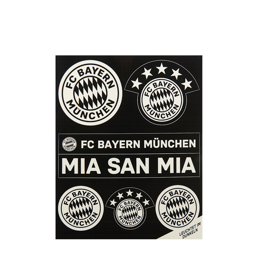 FC Bayern München Aufkleberkarte Leuchtaufkleber