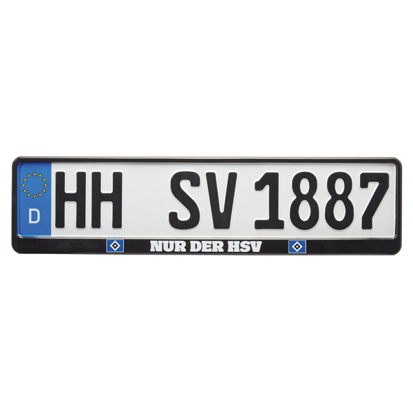 Hamburger SV Kennzeichenverstärker "Nur der HSV"