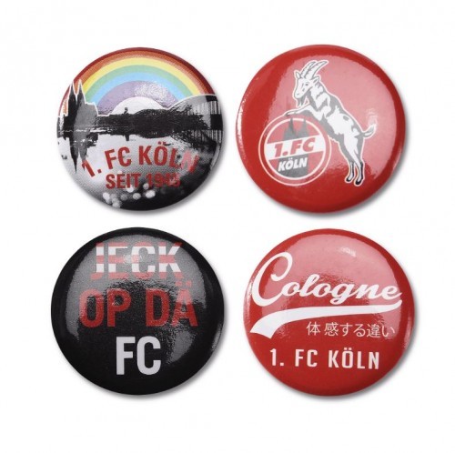 1. FC Köln Buttons 4er Set "Seit 1948"
