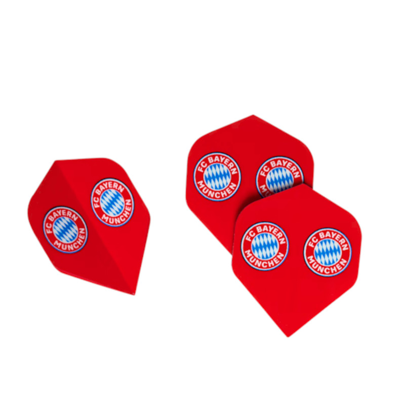 FC Bayern München Dartflights Logo rot