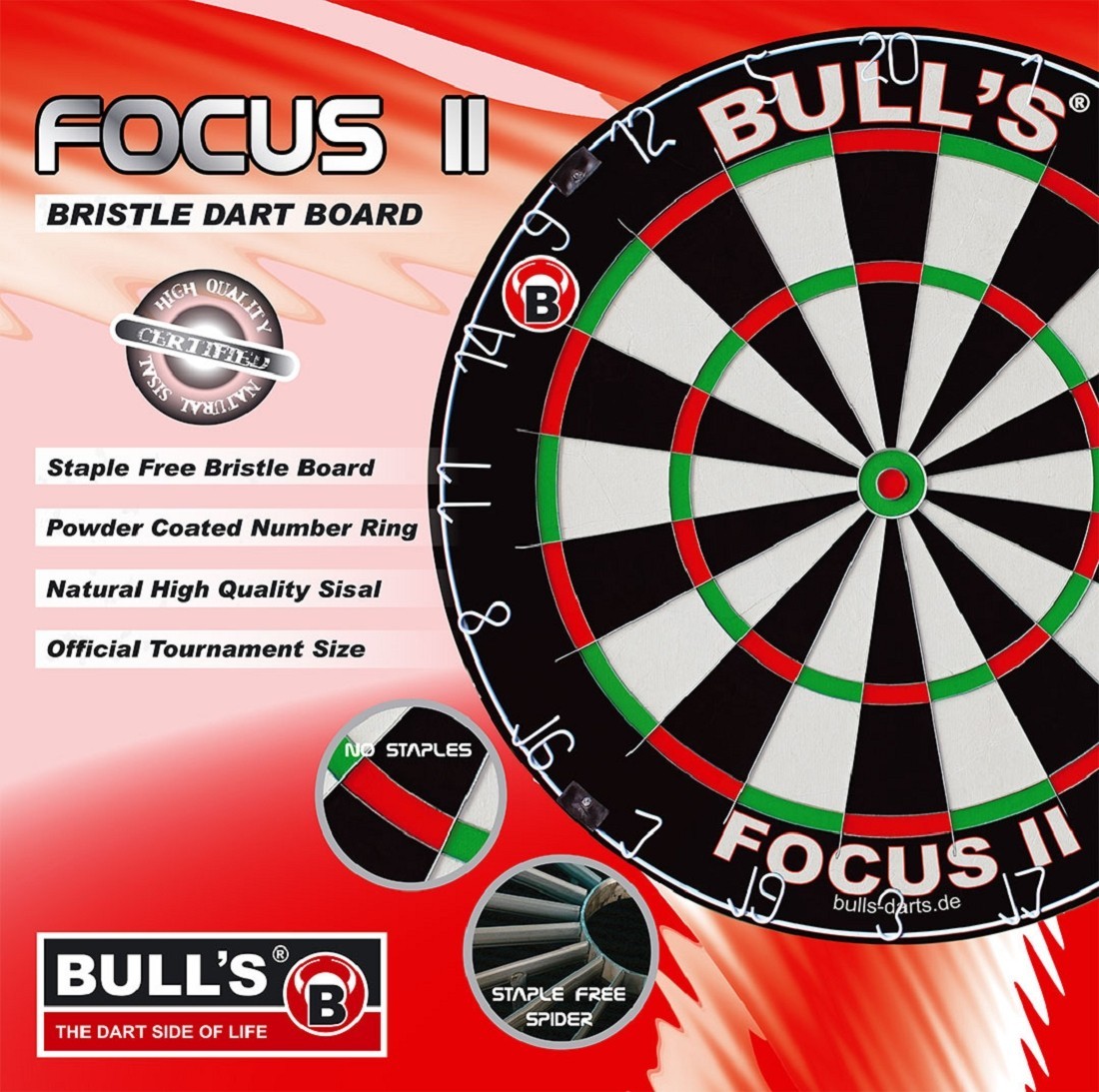 Bulls Dartboard Focus 2