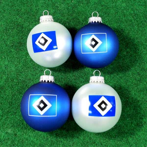 Hamburger SV Weihnachtskugeln 4er Set