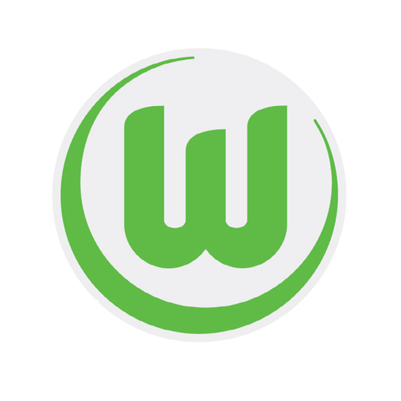 VfL Wolfsburg Aufkleber Logo grün