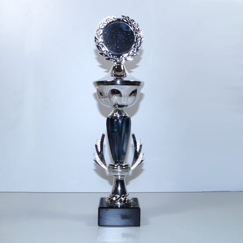 Vario Pokal silber/blau 34cm