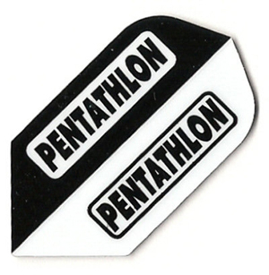 Pentathlon Flights schwarz-weiß Slim