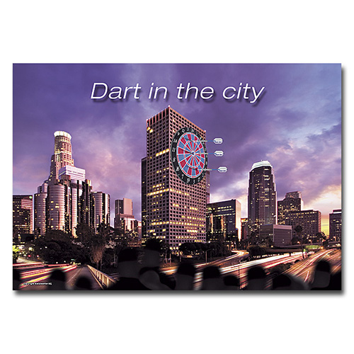 Poster Dart in the City Empire Dart A1