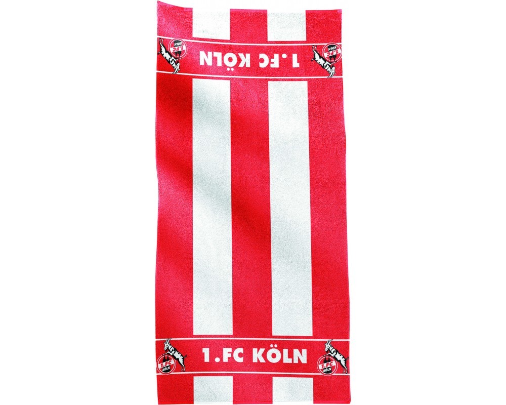 1. FC Köln Handtuch Blockstreifen