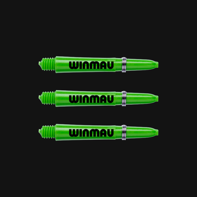 Winmau Schäfte Signature Nylon kurz grün 34mm