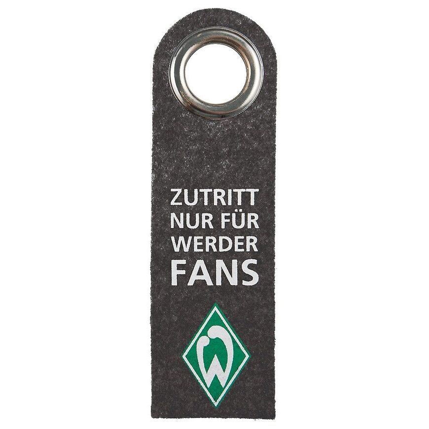 SV Werder Bremen Türhänger Raute grau