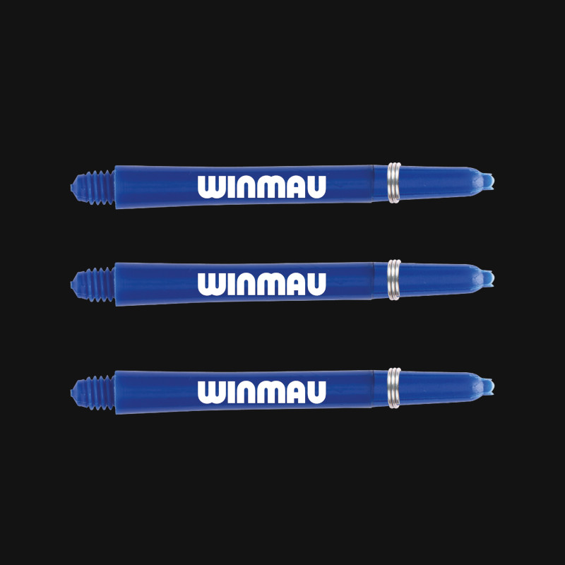Winmau Schäfte Signature Nylon medium blau 47mm