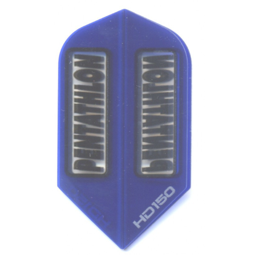 Pentathlon Flights HD150 blau-transparent Slim