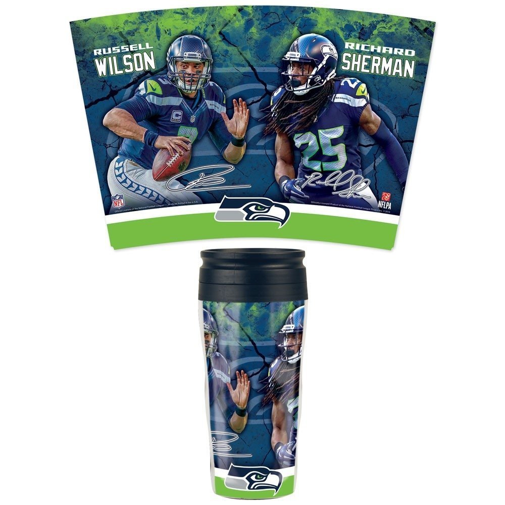 Russell Wilson NFL Thermobecher