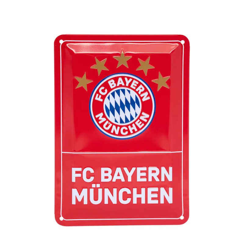 FC Bayern München Metallschild 2er Set