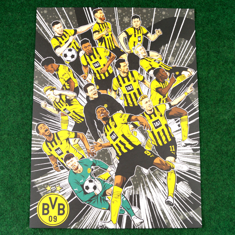 Borussia Dortmund Poster Saison 22/23