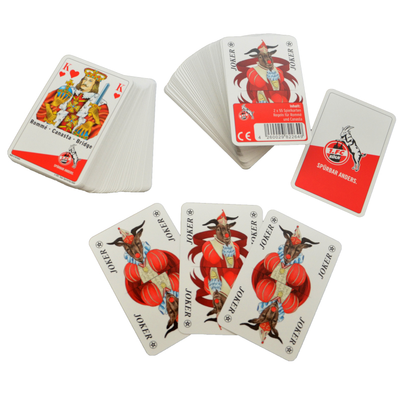 Skat Poker Bridge Doppelkopf Karten Canasta 1 FC Köln Rommé 