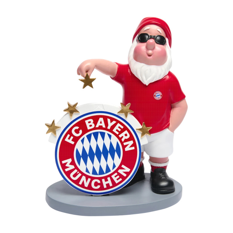 FC Bayern München Gartenzwerg 5 Sterne