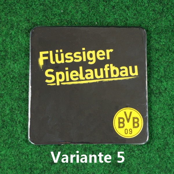 Borussia Dortmund Korkuntersetzer "Füssiger Spielaufbau"