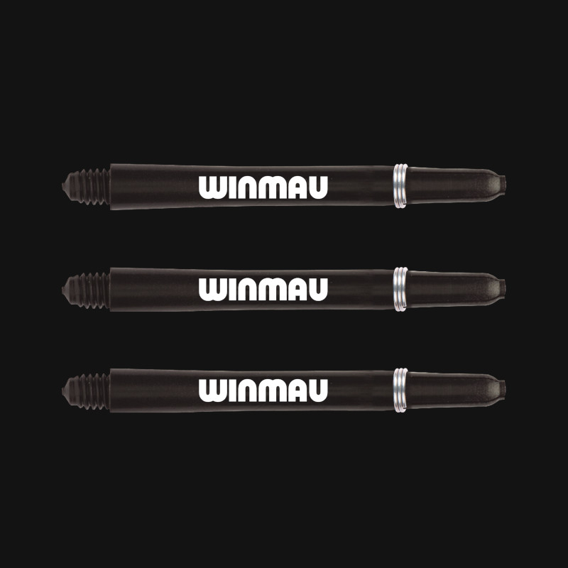 Winmau Schäfte Signature Nylon medium schwarz 47mm