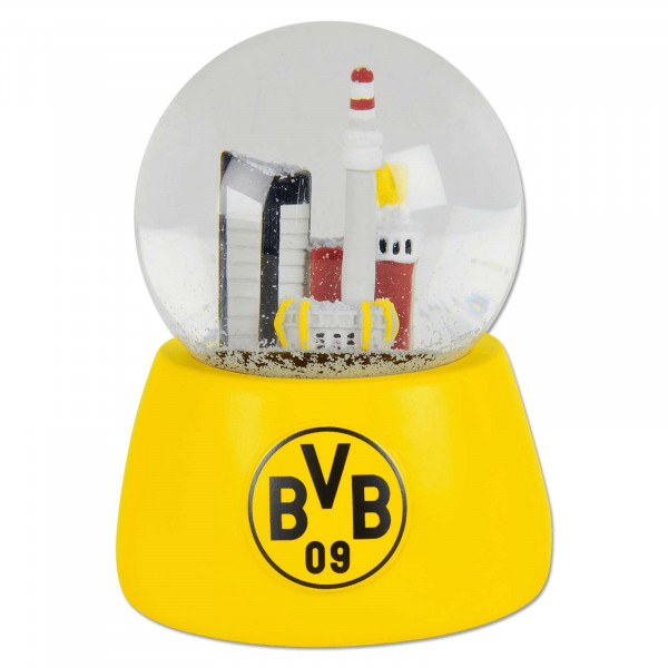 Borussia Dortmund Schneekugel mit Skyline