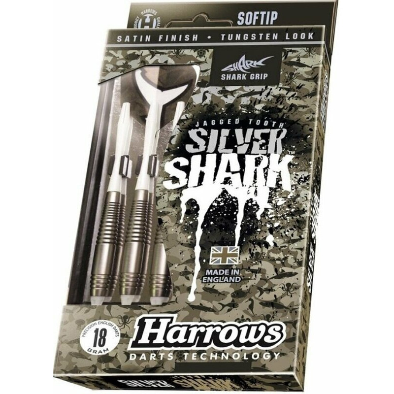 Harrows Softdart Silver Shark 18g