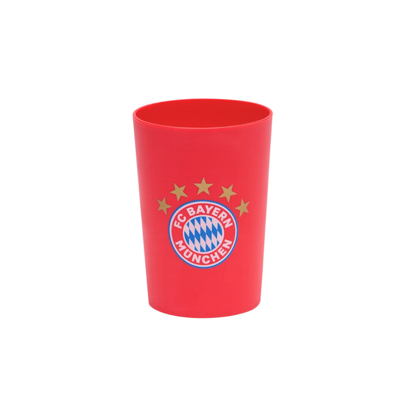 FC Bayern München Zahnputzbecher rot 5 Sterne